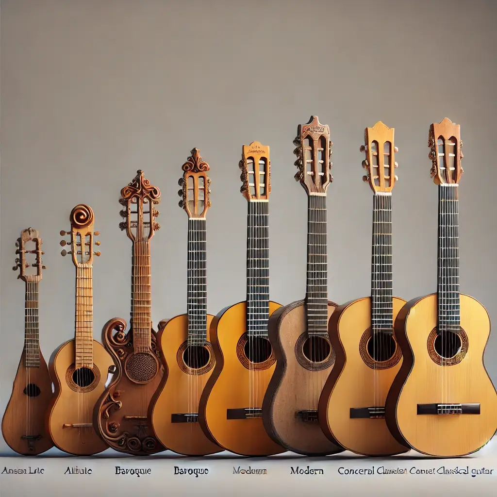 Evolución de la guitarra